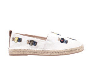 TTWN BEAR Slip-On White Multiple Bears Casual Shoes