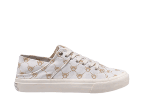 TTWN Bear Low-Top Apricot Canvas Big-Eared Bear Pattern Shoes