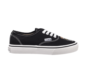 TTWN Bear Low-Top Black Canvas Top Bear Head Shoes