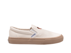TTWN Bear Slip-On Off-White Canvas Top Bear Head Shoes
