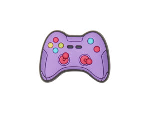 Jibbitz Purple Game Controller