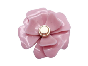 Jibbitz Pink Metal Flower