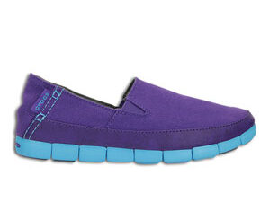 Crocs Stretch Sole Loafer Women Ultraviolet Electric Blue