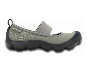 Crocs Duet Busy Day Mary Jane Children's Navy Light Grey