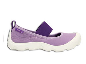 Crocs Duet Busy Day Mary Jane Children's Iris Neon Purple
