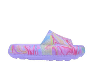 Cubs Lilac Psychedelic Eva Virgo Girls/Women Slide