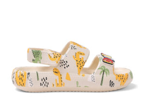 Cubs Khaki Dino Kids Sandal