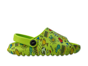 Cubs Open Toe Neon Green Football