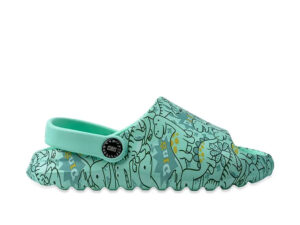 Cubs Open Toe Mint Green Cute Dino