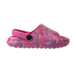 Cubs Open Toe Pink Unicorn & Rainbows