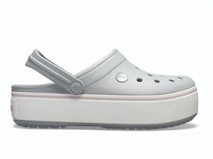 Crocs Crocband Platform Clog Light Grey Rose