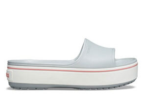 Crocs Crocband Platform Slide Light Grey Rose