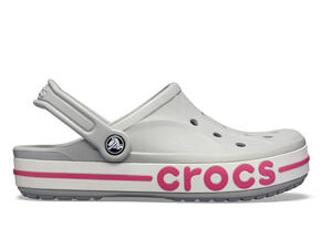 Crocs Bayaband Charcoal Light Grey Candy Pink