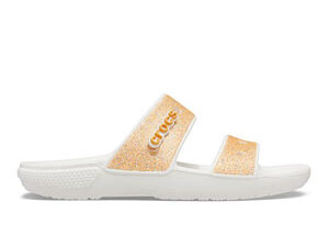 Classic Crocs Glitter Sandal Orange Sorbet Glitter