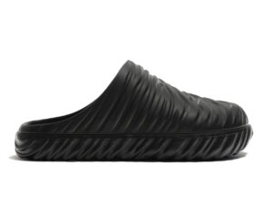 Zara Textured Chunky Clogs Black