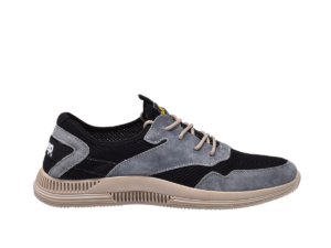 Jeep Low Cut Lace Court Sneaker-B11186740B-Gray