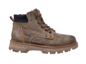 Jeep Ankle Lace Padded Boot-C214M08022-Khaki