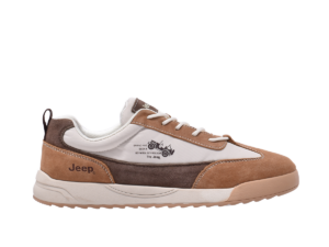 Jeep Low Cut Lace Court Sneaker-C221M01130-Brown