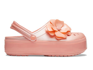 Crocs Crocband Platform Vivid Blooms Clog Melon