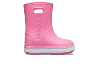 Crocs Crocband Rain Boot Kids Pink Lemonade Lavender