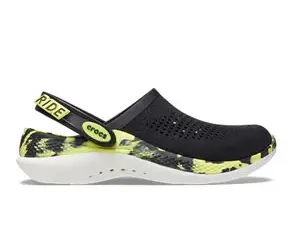 Crocs LiteRide 360 Marbled Clog Black Citrus