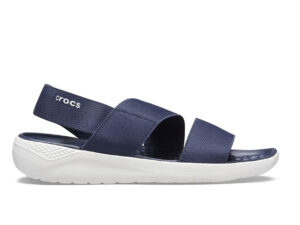 Crocs LiteRide Stretch Sandal Navy White