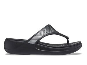 Crocs Monterey Metallic Wedge Flip