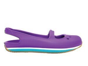 Crocs Retro Mary Jane Girls Neon Purple Surf