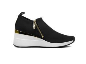 DKNY Palma Knit Wedge Black