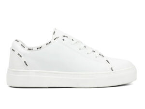DKNY White Logo Trim Sneaker