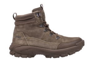Jeep Ankle Lace up Cap Toe Suede Boot-J041291157-Beige