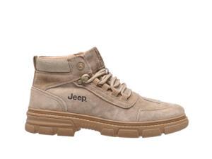 Jeep Ankle Lace Combat Suede Boot-P12220030k-Beige