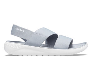 Crocs LiteRide Stretch Sandal Light Grey White