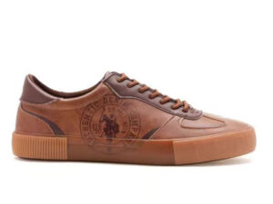 US Polo Men's RENS Tan Casual Sneakers Brown