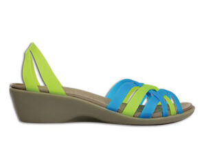 Crocs Huarache Mini Wedge Women Ocean Mushroom