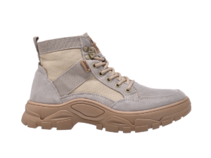 Jeep Mid Top Lace Hiking Suede Boot-P03221791K-Gray