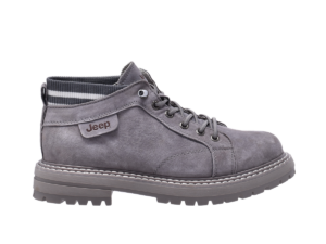 Jeep Ankle Lace Combat Suede Boot-P03232620K-Gray