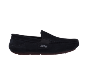Jeep Slip on Suede Loafer-P10301020K-Black