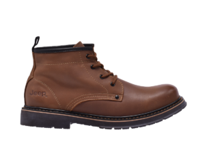 Jeep Ankle Lace Leather Boot-P12330630K-Brown