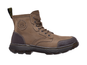 Jeep Ankle Lace Cap Toe Soft Leather Boot-P214M06083-Khaki