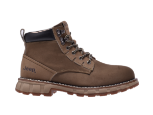 Jeep Ankle Lace Combat Padded Suede Boot-P214M08161-Brown