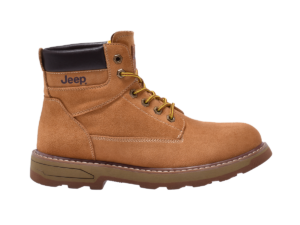 Jeep High Top Lace up Padded Suede Boot-P214M08197-Camel