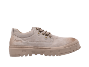 Jeep Low Cut Lace Round Toe Suede Shoes-P223M05092-Beige