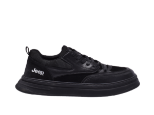 Jeep Low Cut Lace Court Sneaker-P223M07062-Black
