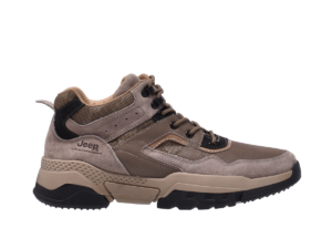 Jeep Mid Top Lace Versatile Sneaker-P231091116-Beige