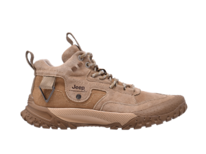 Jeep Mid Top Lace up Hiking Cap ToeSuede Boot-P241291120-Khaki