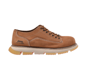Jeep Low Cut Lace Round Toe Shoes-P331292643-Camel