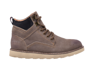 Jeep High Top Lace up Padded Soft Leather Boot-P693159k-Beige