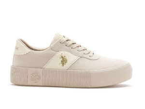 US Polo Assn Women's Beige Sneakers
