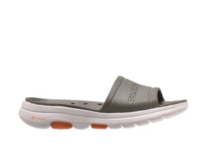 Skechers Foamies Go Walk Cruisen Slide 243021 -Olive Black Orange OK